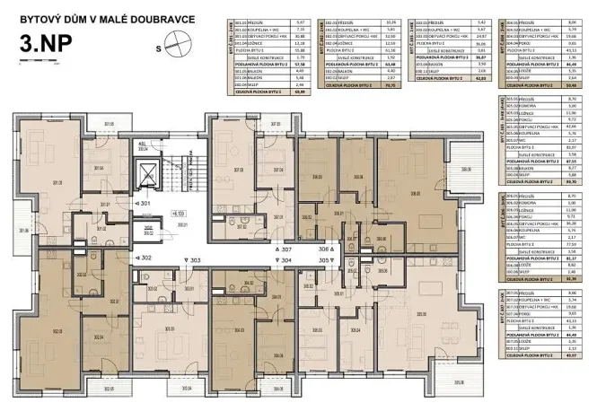 Prodej bytu 3+kk, Plzeň, V Malé Doubravce, 81 m2