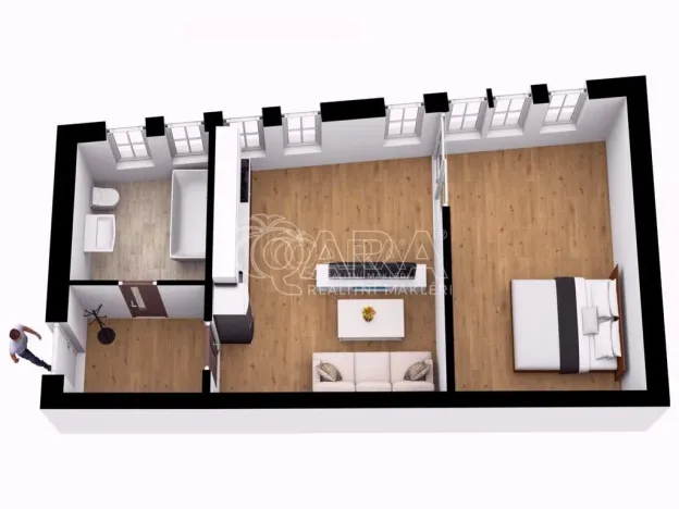 Pronájem bytu 2+kk, Kralupy nad Vltavou, Náměstí G. Karse, 55 m2