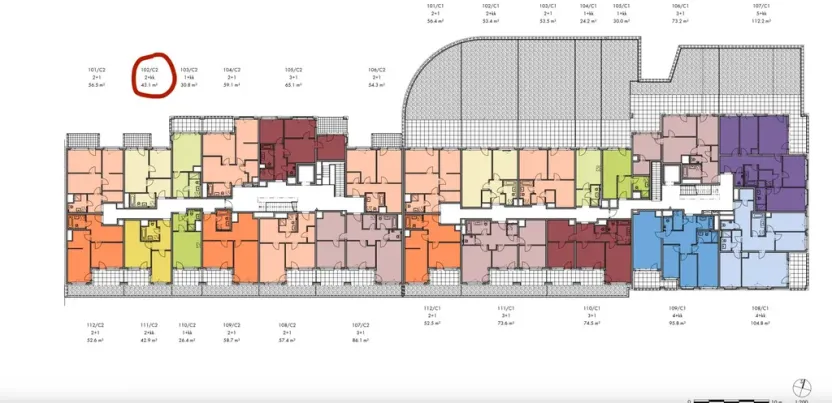 Prodej bytu 2+kk, Praha - Stodůlky, Svitákova, 43 m2