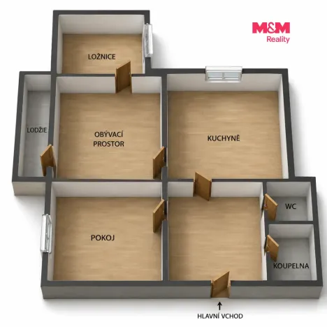 Prodej bytu 3+1, Frýdek-Místek - Frýdek, M. Chasáka, 74 m2