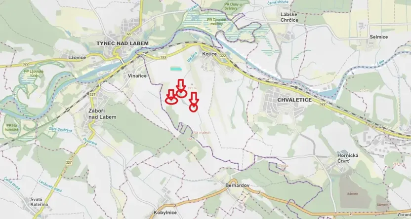 Prodej podílu pozemku, Kojice, 604 m2