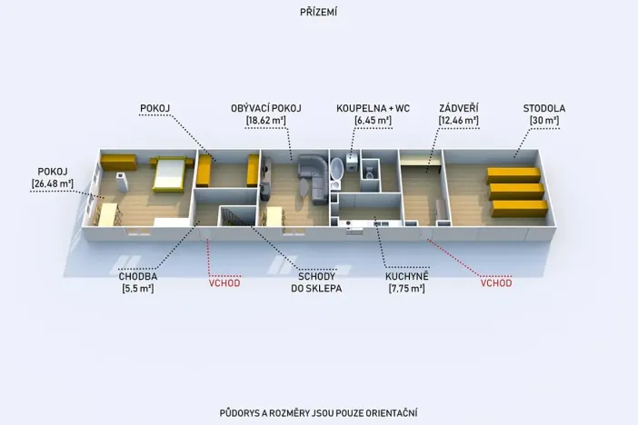 Prodej rodinného domu, Žilov, 77 m2