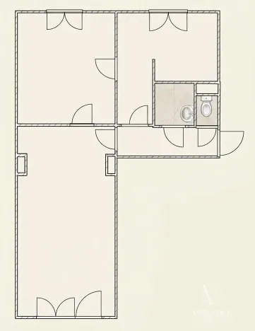 Prodej bytu 2+1, Praha - Hloubětín, Poděbradská, 54 m2