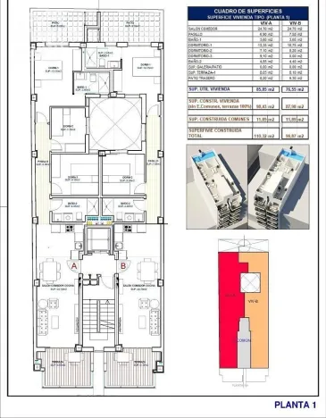 Prodej bytu 4+kk, Torrevieja, Alicante, Španělsko, 98 m2
