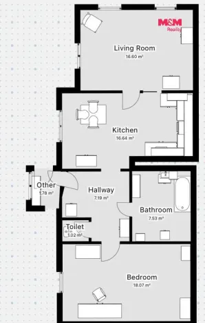 Pronájem rodinného domu, Bělá pod Bezdězem, Na Pískách, 66 m2