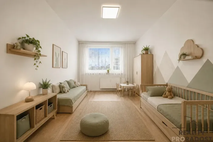 Prodej bytu 3+1, Hodonín, Slunečná, 68 m2