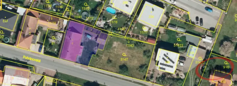 Prodej pozemku pro bydlení, Srch, Pohránovská, 723 m2