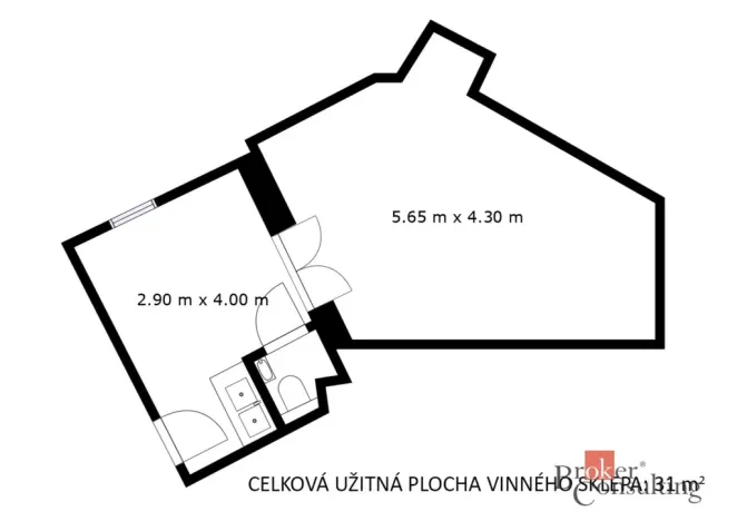 Prodej bytu 2+1, Brno - Černovice, 65 m2