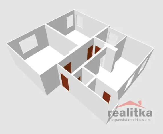 Pronájem bytu 3+kk, Opava - Předměstí, Bezručovo náměstí, 79 m2