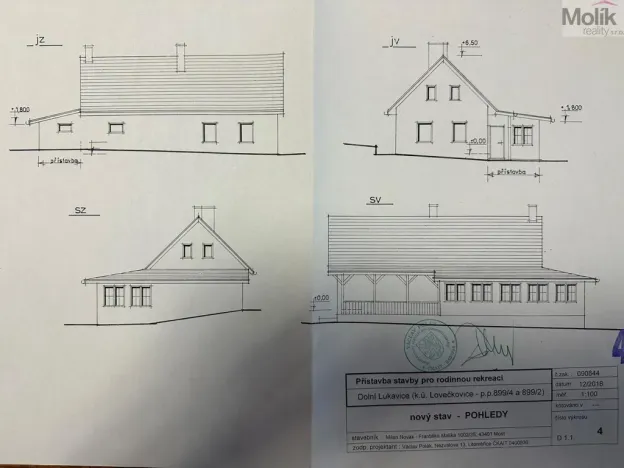 Prodej rodinného domu, Lovečkovice, 160 m2