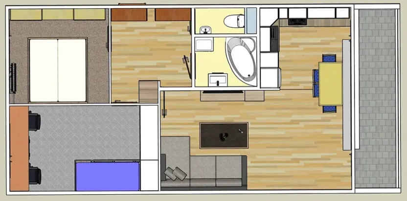 Pronájem bytu 3+kk, Praha - Krč, Horáčkova, 69 m2