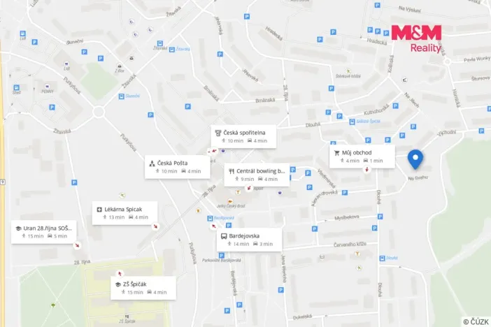 Pronájem bytu 2+kk, Česká Lípa, Na Svahu, 40 m2