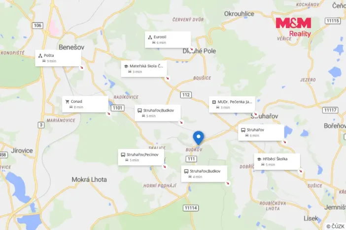 Prodej rodinného domu, Struhařov - Budkov, 75 m2