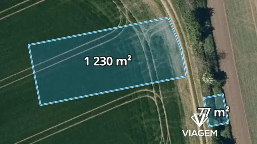 Prodej podílu pole, Počenice-Tetětice, 980 m2