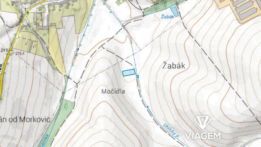 Prodej podílu pole, Počenice-Tetětice, 980 m2