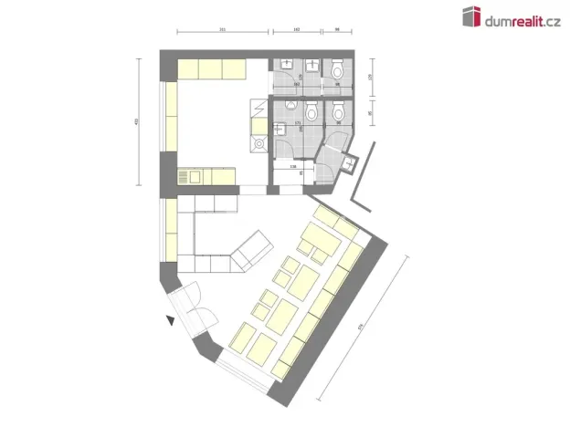Pronájem restaurace, Praha - Nové Město, Ostrovní, 74 m2
