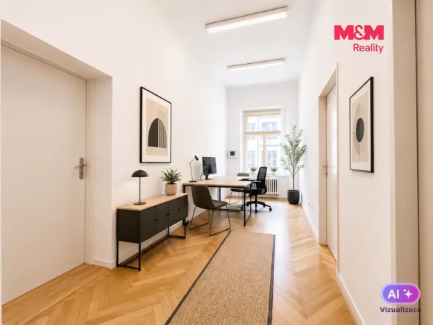 Pronájem kanceláře, Praha - Vinohrady, náměstí Míru, 32 m2