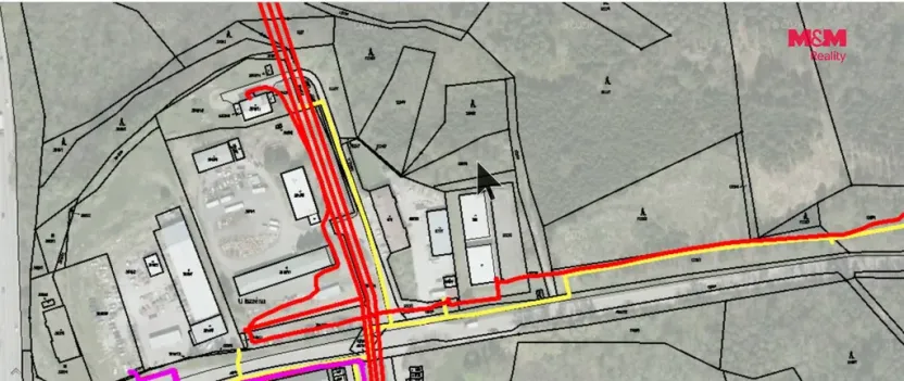 Prodej komerčního pozemku, Jindřichův Hradec - Otín, 1173 m2