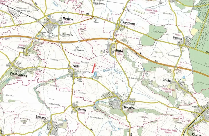 Prodej pole, Vykáň, 10920 m2