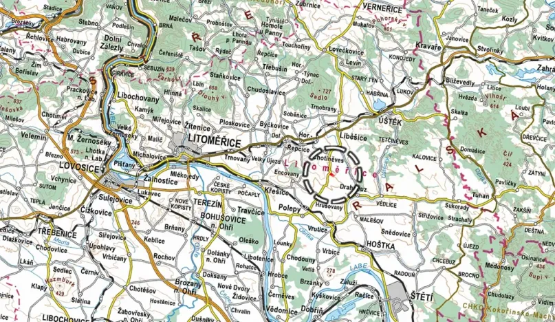 Prodej pole, Chotiněves, 11665 m2