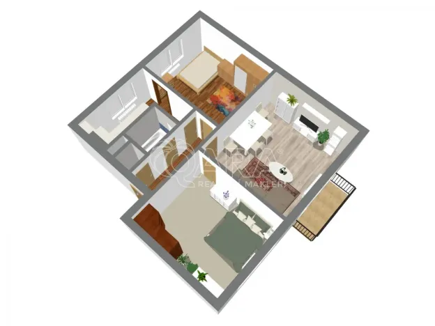 Pronájem bytu 3+1, Nový Jičín, Gregorova, 62 m2