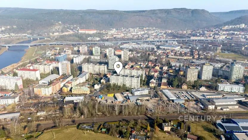 Pronájem bytu 1+1, Děčín, Oblouková, 35 m2