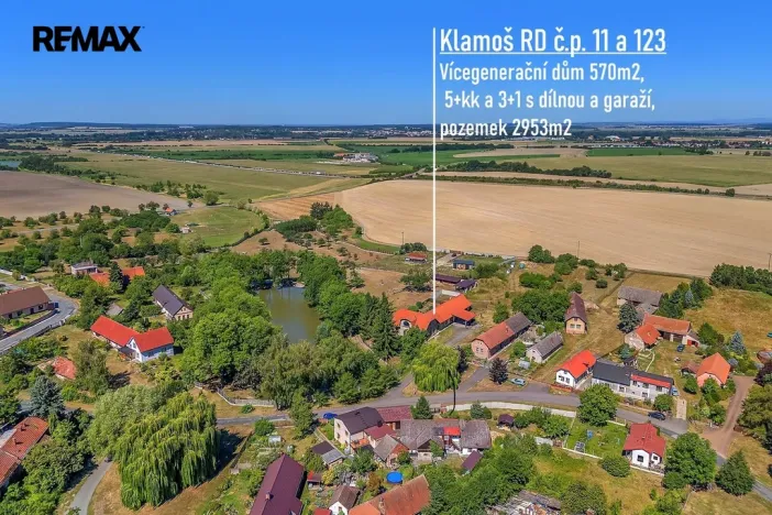 Prodej vícegeneračního domu, Klamoš, 570 m2