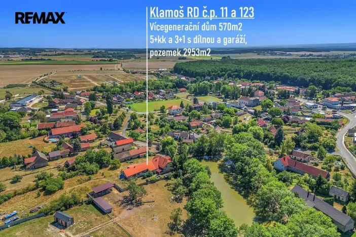 Prodej vícegeneračního domu, Klamoš, 570 m2