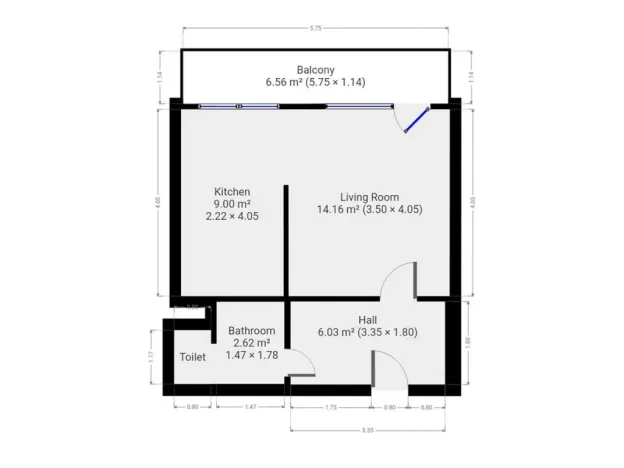 Pronájem bytu 1+kk, Praha - Krč, Tajovského, 35 m2