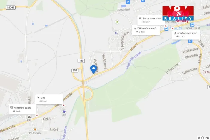 Pronájem bytu 2+kk, Tlučná, Tlučenská kolonie, 37 m2