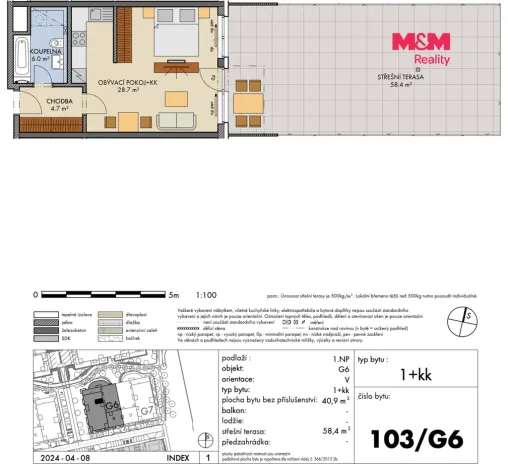 Prodej bytu 1+kk, Praha, Honzíkova, 41 m2