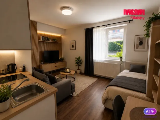 Pronájem bytu 1+kk, Mělník, Mladoboleslavská, 19 m2