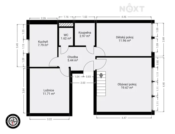 Prodej bytu 3+1, Doudleby nad Orlicí, V Poříčí, 97 m2