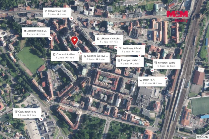 Prodej bytu 2+1, Děčín - Děčín IV-Podmokly, Divišova, 52 m2