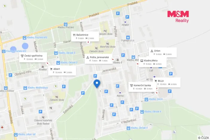 Prodej bytu 1+kk, Kladno - Kročehlavy, Litevská, 27 m2