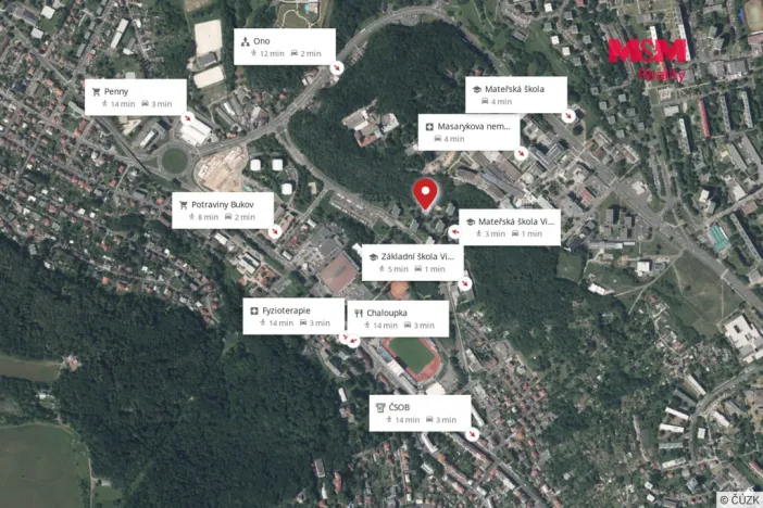 Pronájem bytu 4+1, Ústí nad Labem - Bukov, Vinařská, 83 m2