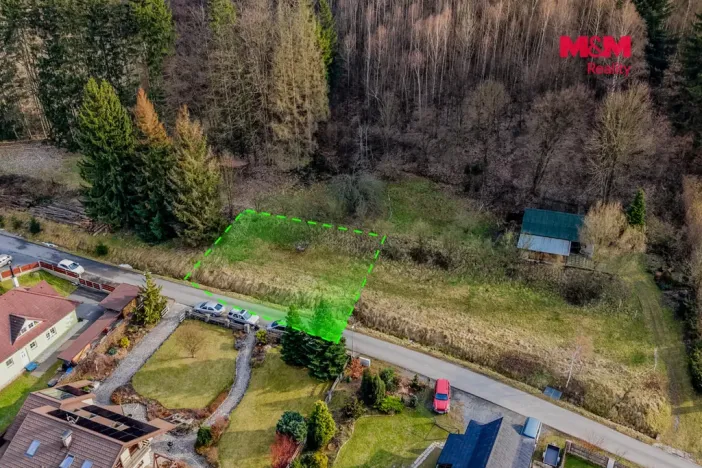 Prodej pozemku pro bydlení, Bystřička, 600 m2
