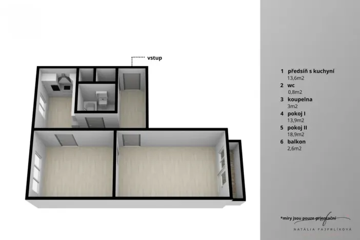 Prodej bytu 2+1, Habartov, Karla Čapka, 52 m2