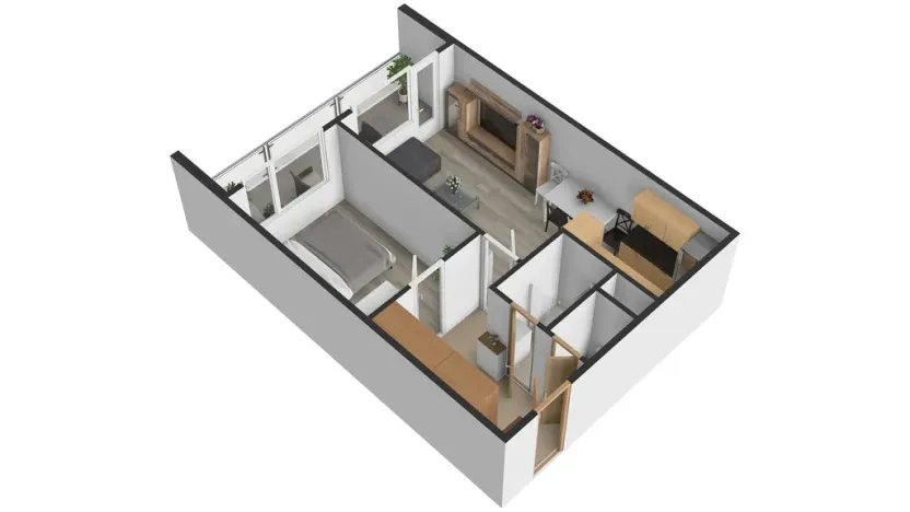 Prodej bytu 2+kk, Kralupy nad Vltavou, sídl. V Zátiší, 41 m2