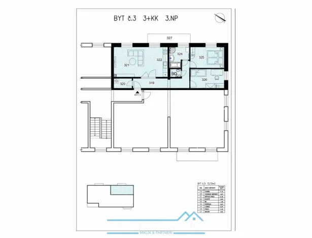 Pronájem bytu 3+kk, Znojmo, Sládkova, 73 m2