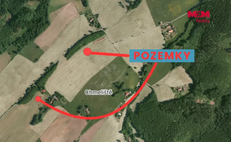 Prodej pole, Dobré - Chmeliště, 19232 m2