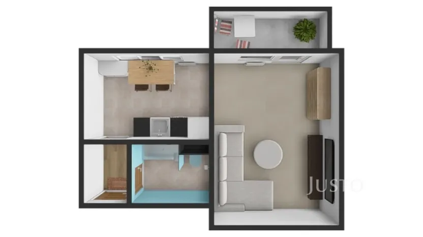 Prodej bytu 1+1, Bechyně, Písecká, 35 m2