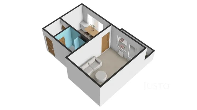 Prodej bytu 1+1, Bechyně, Písecká, 35 m2