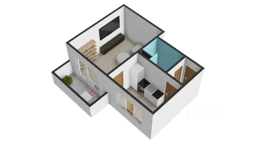 Prodej bytu 1+1, Bechyně, Písecká, 35 m2