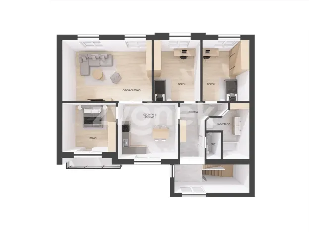 Prodej rodinného domu, Zlín, Hornomlýnská, 218 m2