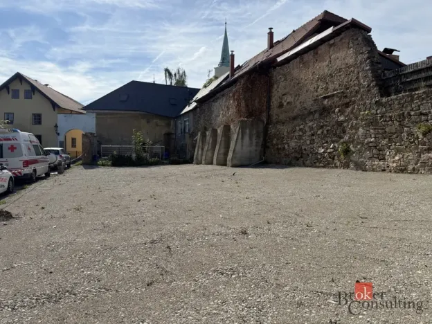 Pronájem komerčního pozemku, Rokycany - Plzeňské Předměstí, Dolní příkopy, 348 m2