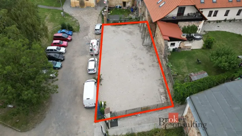 Pronájem komerčního pozemku, Rokycany - Plzeňské Předměstí, Dolní příkopy, 348 m2