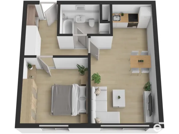 Pronájem bytu 2+kk, Chrudim, V Hliníkách, 50 m2