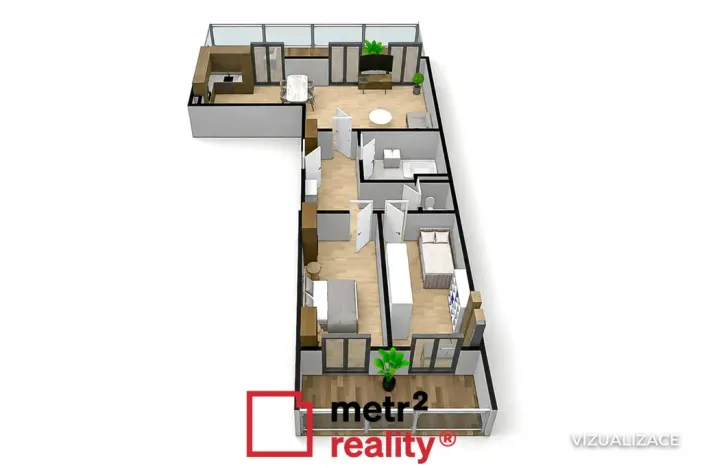 Prodej bytu 3+kk, Prostějov, Plumlovská, 131 m2
