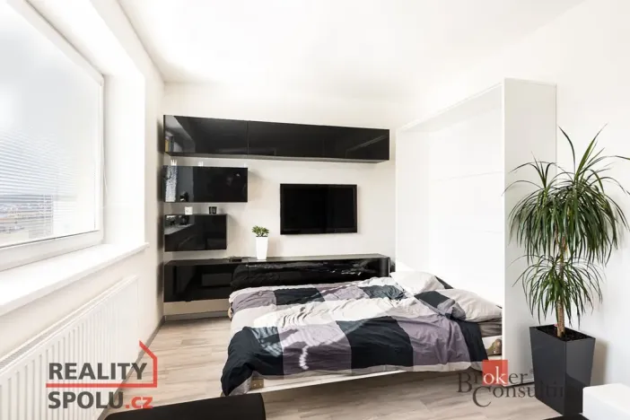 Pronájem bytu 1+kk, Brno - Žebětín, Žabí, 33 m2